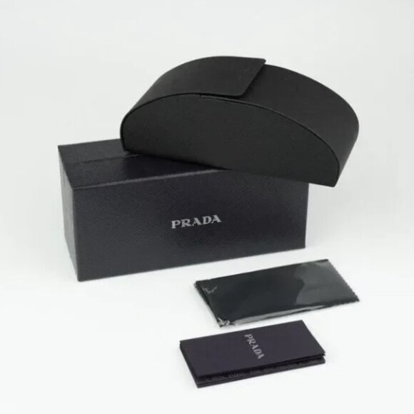 NEW Prada PR09ZS 16K30L Black Pink Unisex Rectangle Sunglasses PR 09ZS - Picture 10 of 10